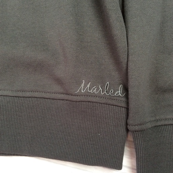 Marled French Terry Crew Neck Pull Over Size XL - Picture 3 of 10